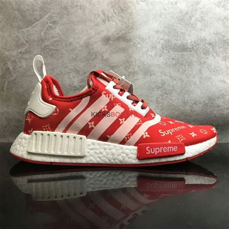 supreme lv nmd red|louis vuitton supreme red.